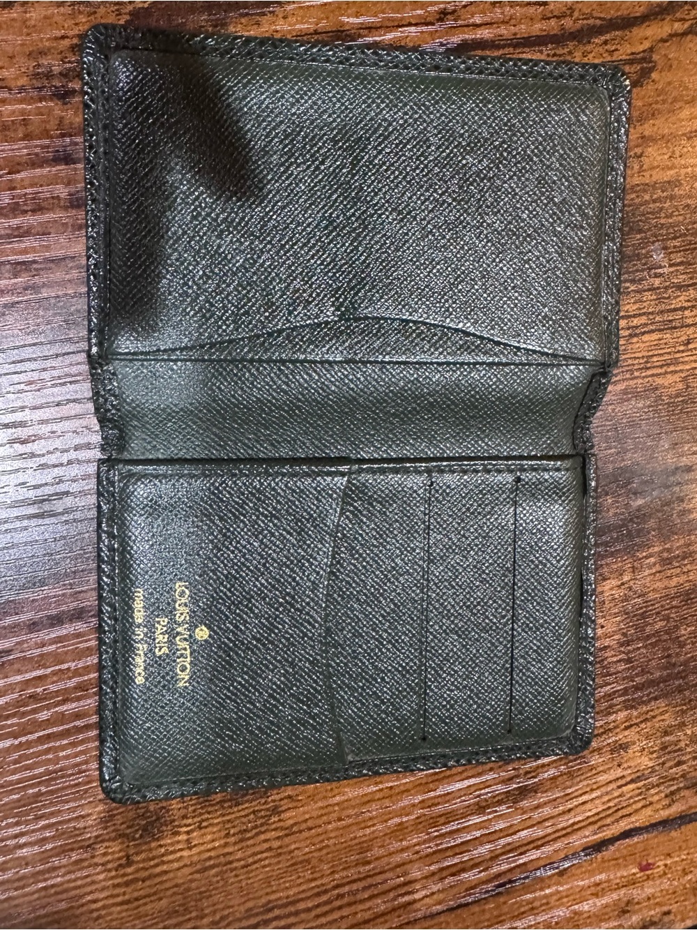 Louis Vuitton  Taiga Leather Pocket Organizer